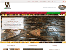 Tablet Screenshot of heywoodvloeren.com